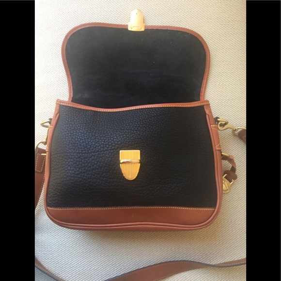 Dooney & Bourke purse vintage excellent condition black tan - Picture 4 of 8